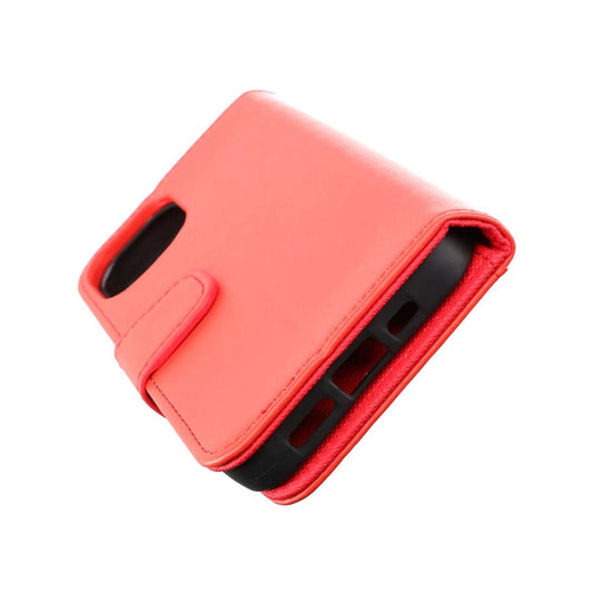 iPhone 14 Plus Plånboksfodral Extra Kortfack Rvelon - Röd image 3