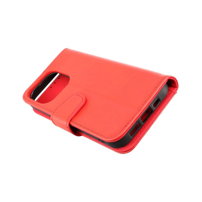 iPhone 14 Pro Max Plånboksfodral Extra Kortfack Rvelon - Röd image 3