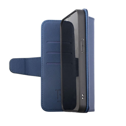 iPhone 14 Plus Plånboksfodral Extra Kortfack Rvelon - Blå image 4