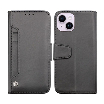 iPhone 14 Plånboksfodral Extra Kortfack Rvelon - Svart image 1