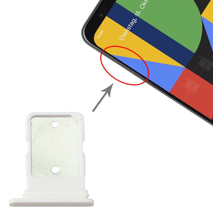 Google Pixel 4A och 4A 5G Simkortshållare - Vit image 3