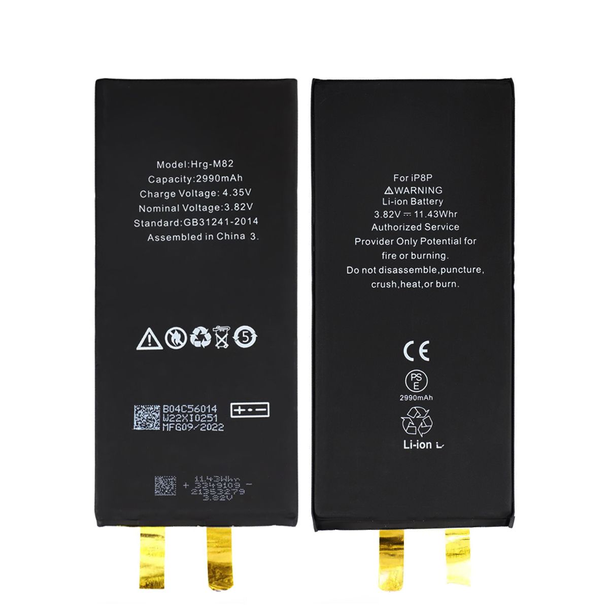 iPhone 8 Plus Högkapacitet Batteri image 1