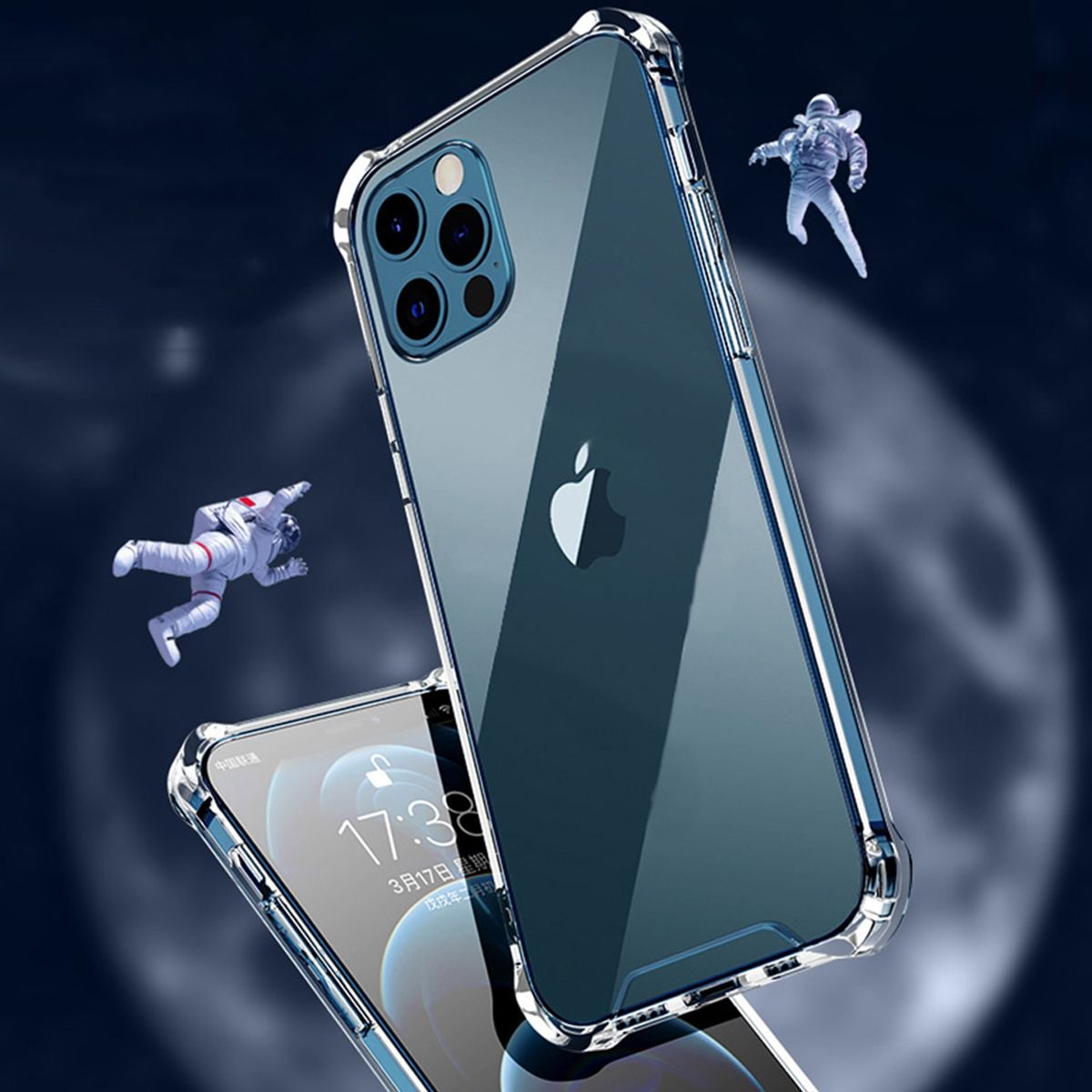 iPhone 14 Pro Max Söttåligt TPU Skal - Transparent image 3