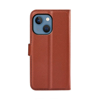 iPhone 14 Plånboksfodral med Stativ - Brun image 5