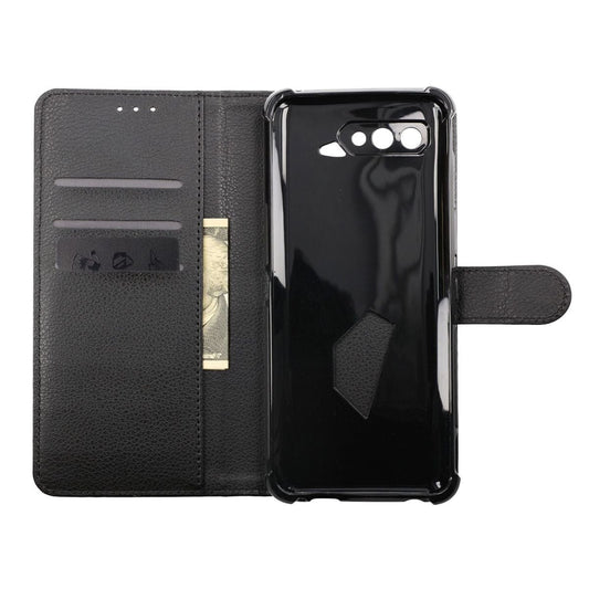 Asus ROG Phone 5s Plånboksfodral med Stativ - Svart image 2
