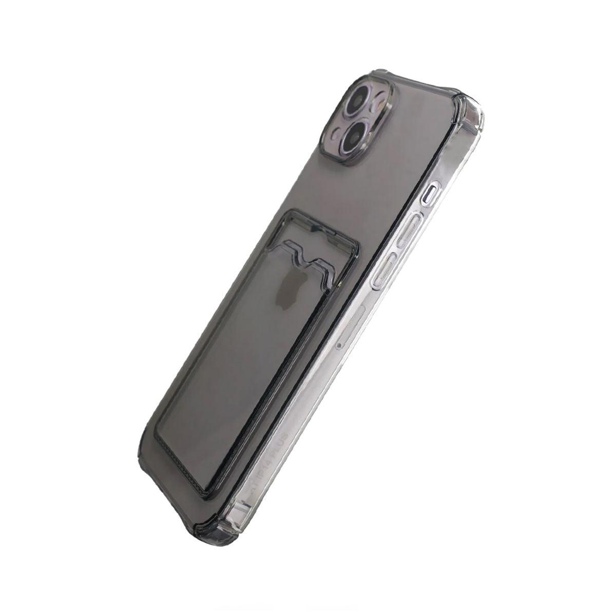 iPhone 14 Stöttåligt Skal med Korthållare - Svart image 5