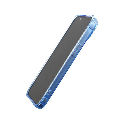 iPhone 14 Stöttåligt Skal med Korthållare - Blå image 6