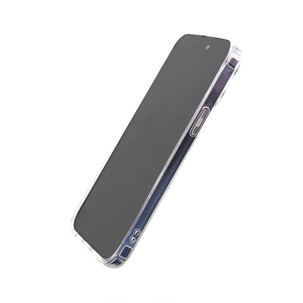 iPhone 14 Pro Stöttåligt Skal med Korthållare - Transparent image 3