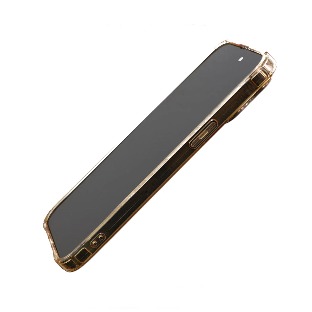 iPhone 14 Pro Stöttåligt Skal med Korthållare - Gul image 2