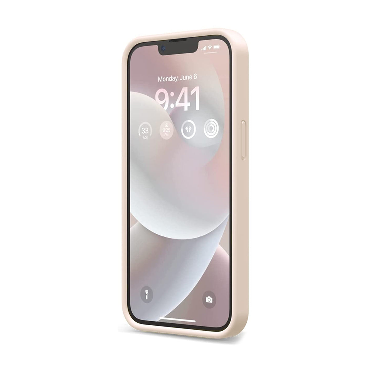 iPhone 14 Plus Silikonskal - Sand Rosa image 2