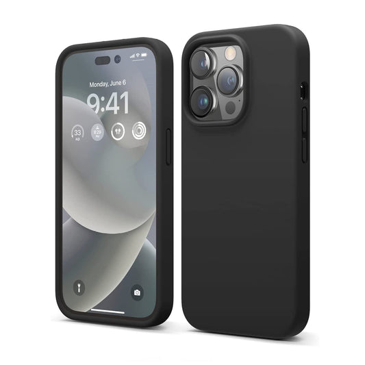 iPhone 14 Pro Silikonskal - Svart image 1