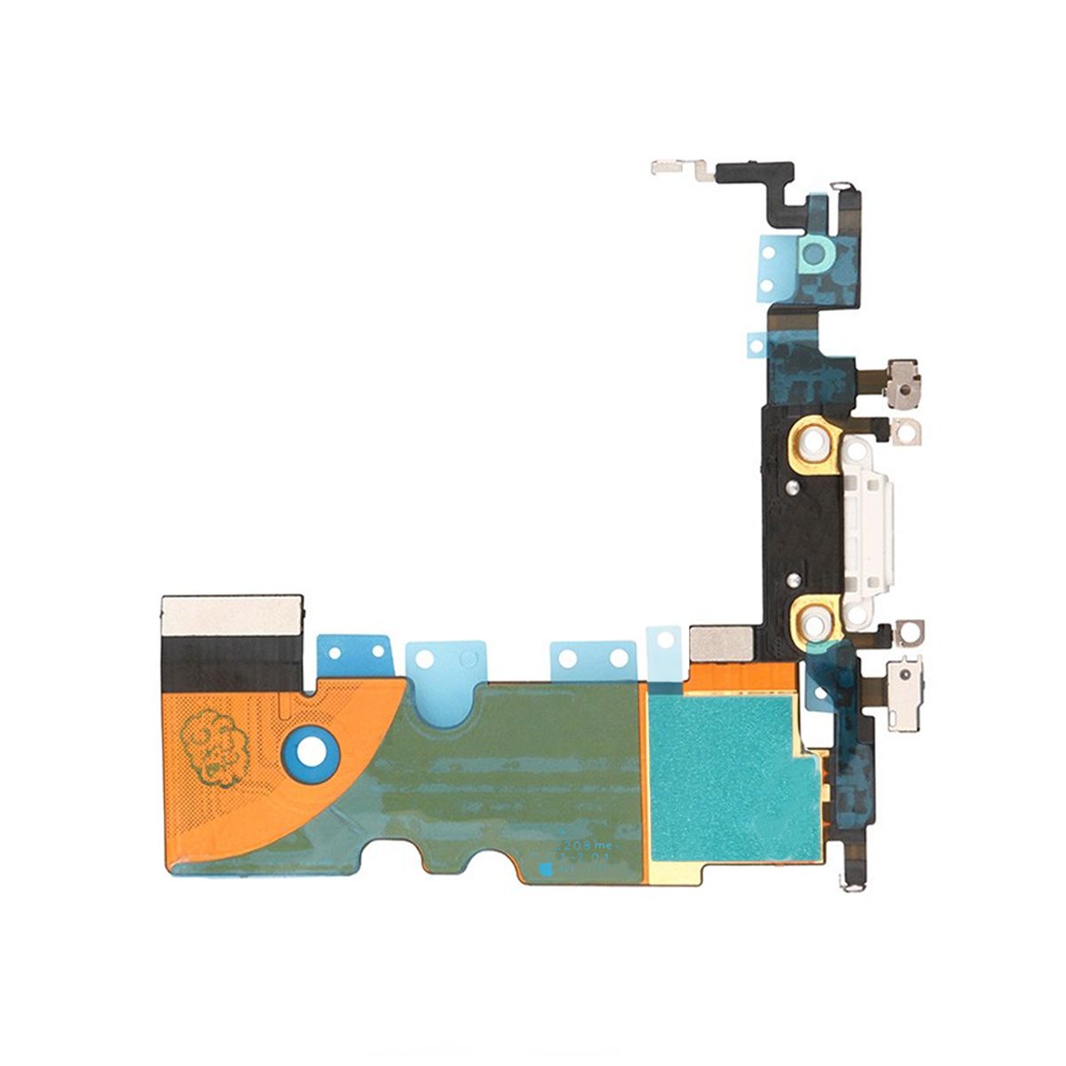 iPhone SE 2022 Laddkontakt med Flexkabel  - Vit image 2