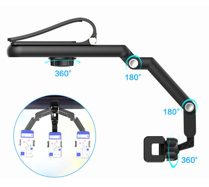 Roterbar 1080° Mobilhållare för Solskärm - Grå image 2