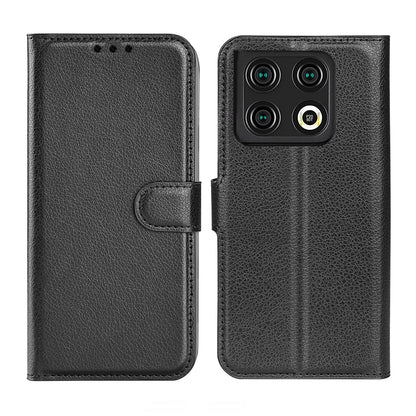 OnePlus 10T Plånboksfodral med Stativ - Svart image 1