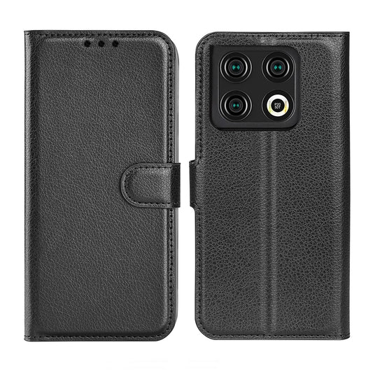 OnePlus 10T Plånboksfodral med Stativ - Svart image 1