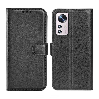 Xiaomi 12 Lite Plånboksfodral med Stativ - Svart image 1