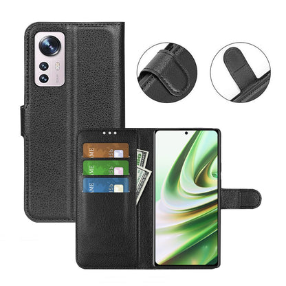 Xiaomi 12 Lite Plånboksfodral med Stativ - Svart image 5