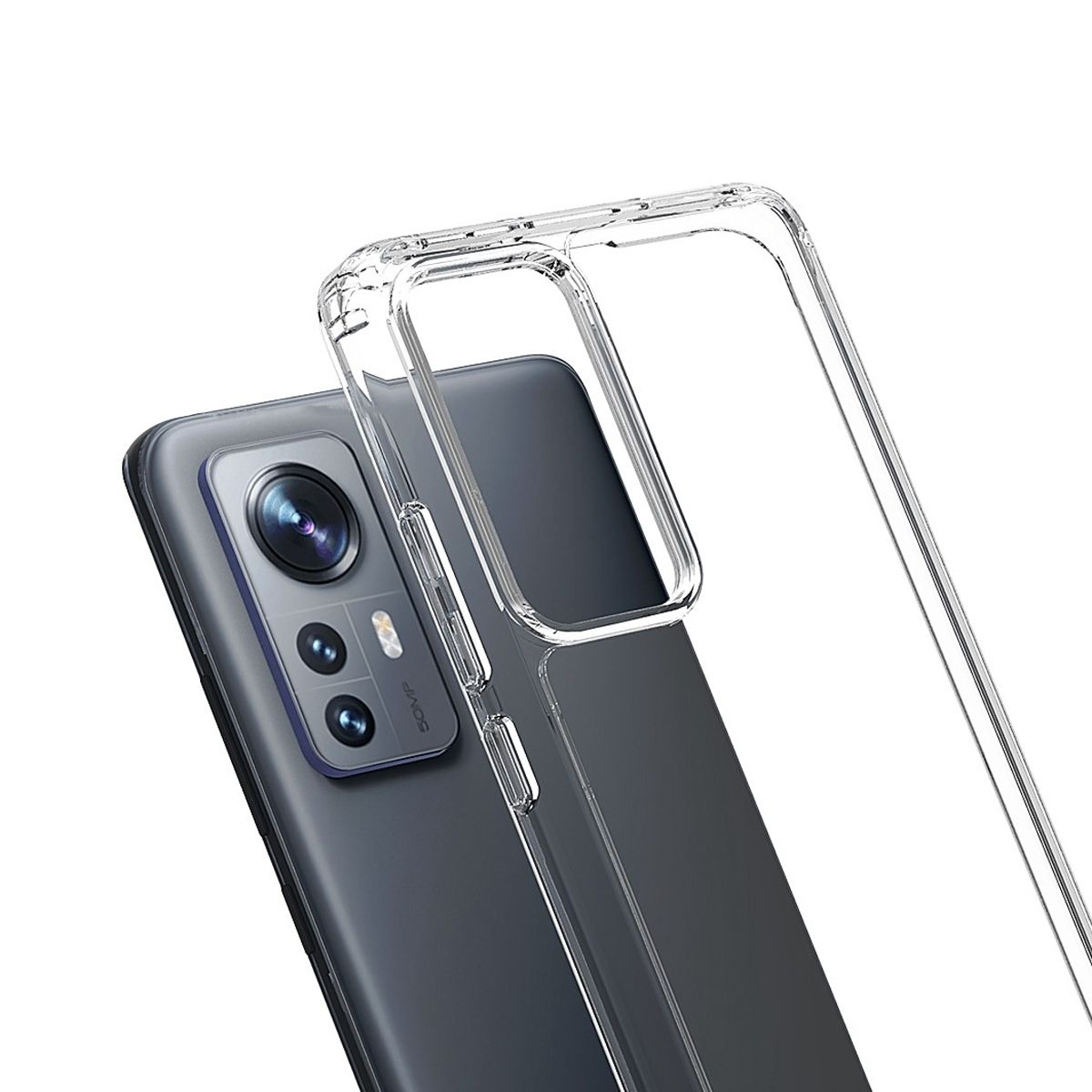Xiaomi 12T/12T Pro Stöttåligt Skal - Transparent image 3
