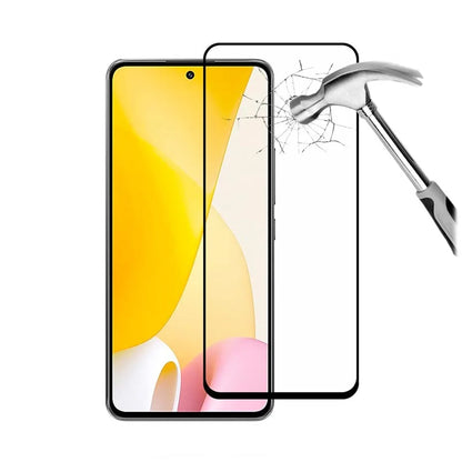Skärmskydd Xiaomi 12 Lite - 3D Härdat Glas - Svart (bulk) image 3