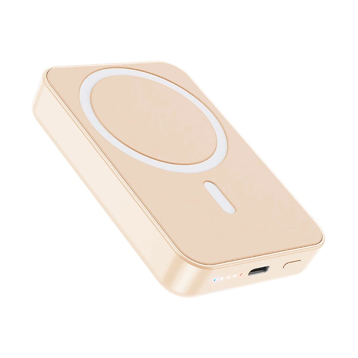 Powerbank Magnetisk med Trådlös Laddning 10000 mAh - Rosa image 3
