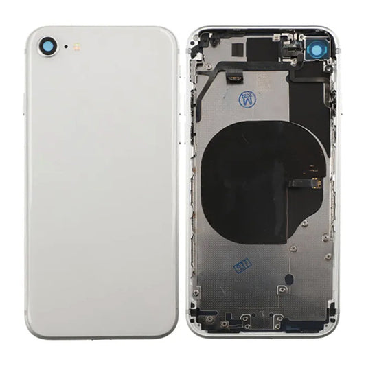 iPhone 8 Back Cover Complete OEM Silver With Small Parts image 1