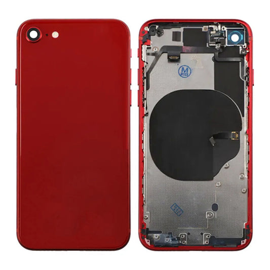 iPhone 8 Back Cover Complete OEM Red With Small Parts image 1