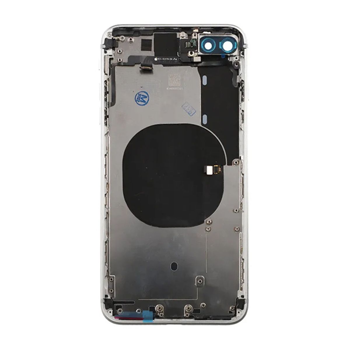 iPhone 8 Plus Back Cover Complete OEM Silver With Small Parts image 3