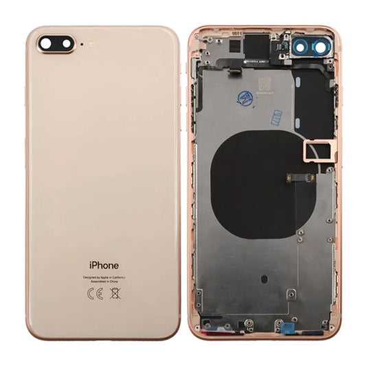 iPhone 8 Plus Back Cover Complete OEM Gold With Small Parts image 1