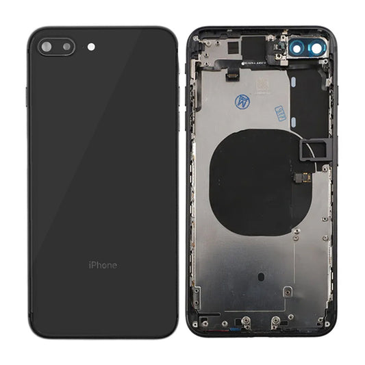 iPhone 8 Plus Back Cover Complete OEM Grey With Small Parts image 1