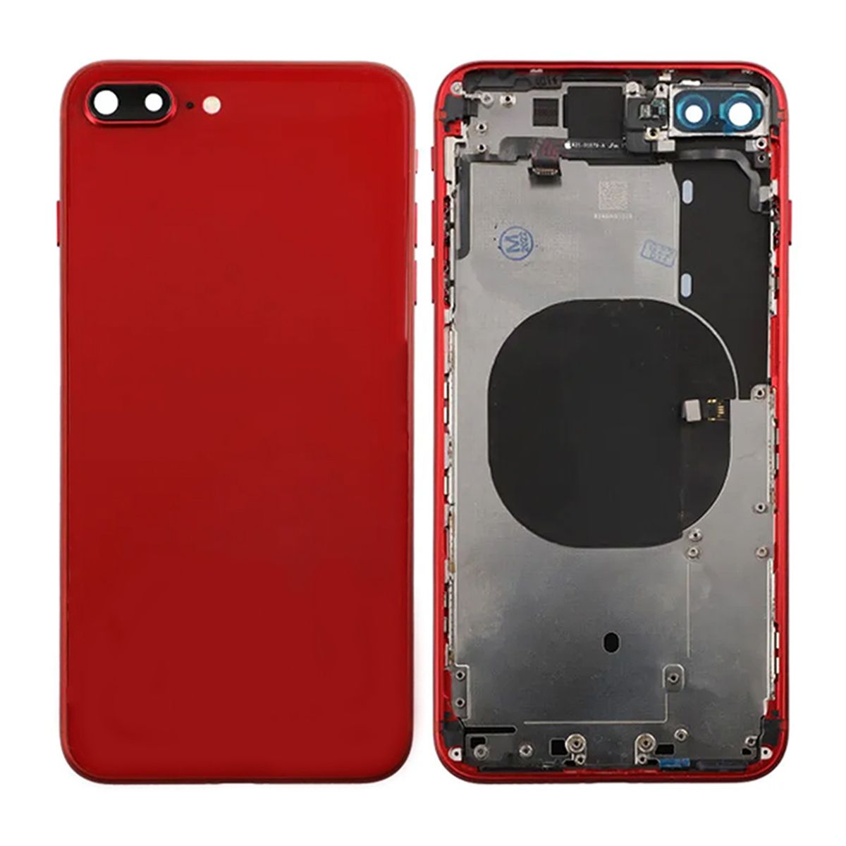 iPhone 8 Plus Back Cover Complete OEM Red With Small Parts image 1