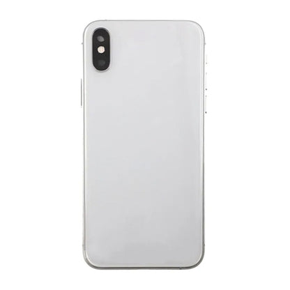 iPhone XS Back Cover Complete OEM Silver With Small Parts image 2