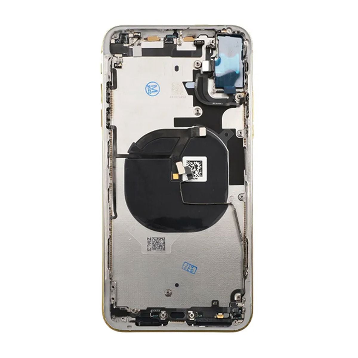 iPhone XS Max Back Cover Complete OEM Silver With Small Parts image 3
