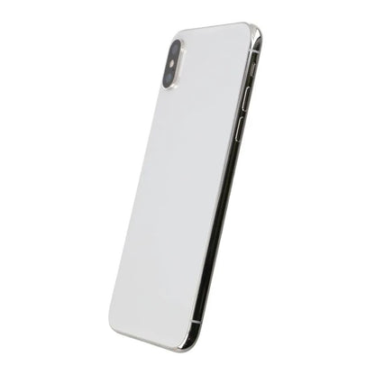 iPhone XS Max Back Cover Complete OEM Silver With Small Parts image 4