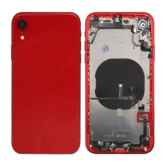 iPhone XR Back Cover Complete OEM Red With Small Parts image 1