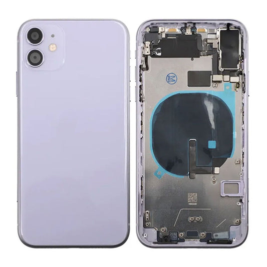 iPhone 11 Back Cover Complete OEM Purple With Small Parts image 1