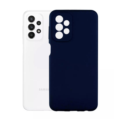 Samsung A23 5G Silikonskal - Mörkblå image 1