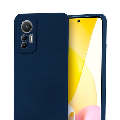 Xiaomi 12 Lite Silikonskal - Mörkblå image 1