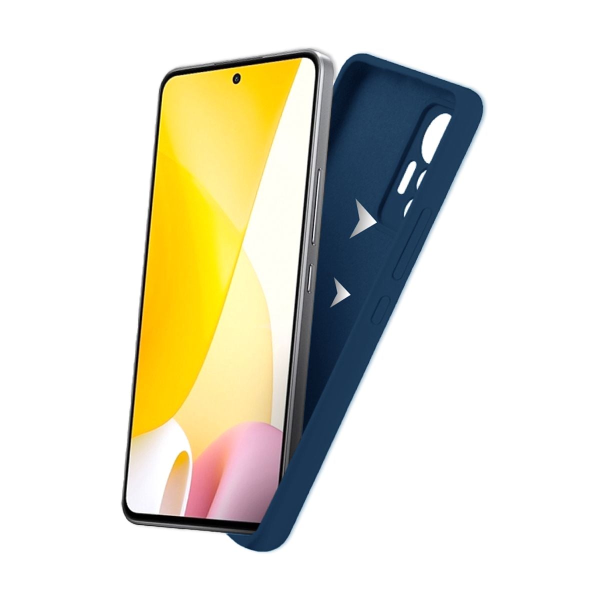 Xiaomi 12 Lite Silikonskal - Mörkblå image 4