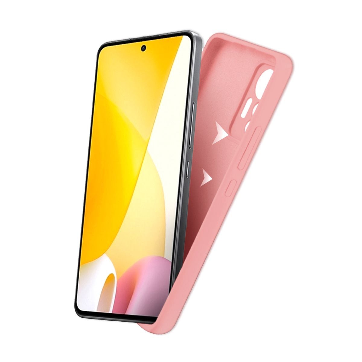 Xiaomi 12 Lite Silikonskal - Rosa image 4