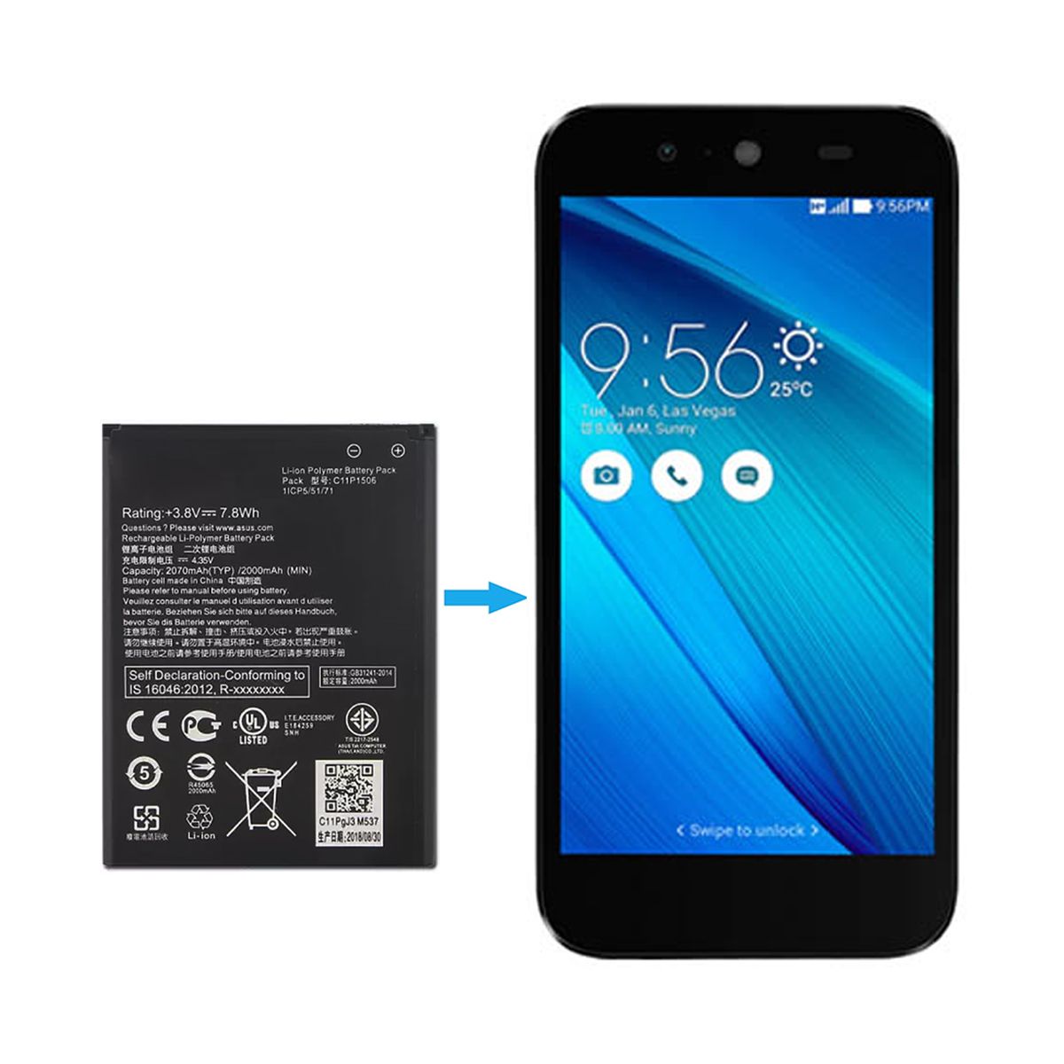 Batteri till Asus G500TG etc image 4