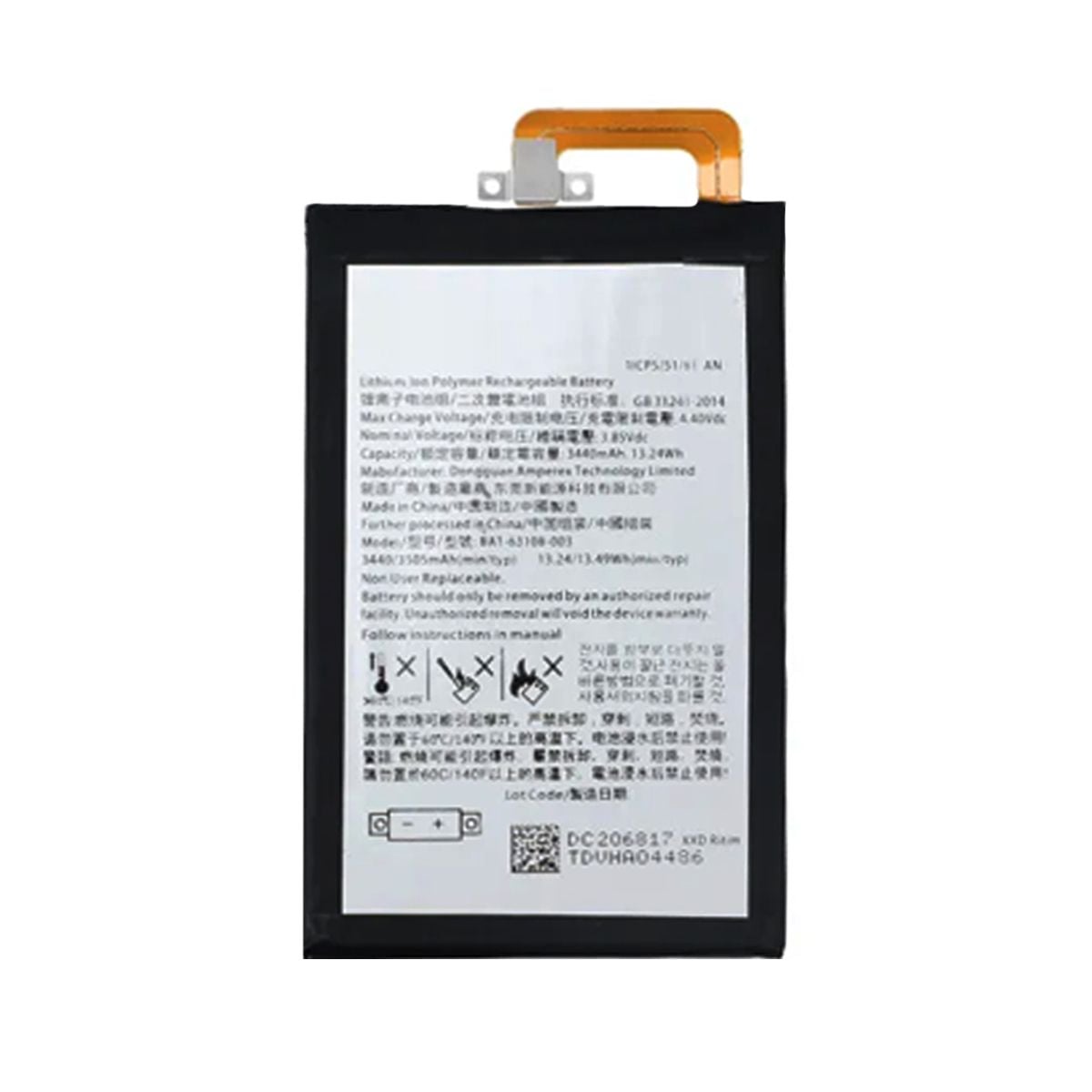 Batteri till BlackBerry BBB100-1 image 3