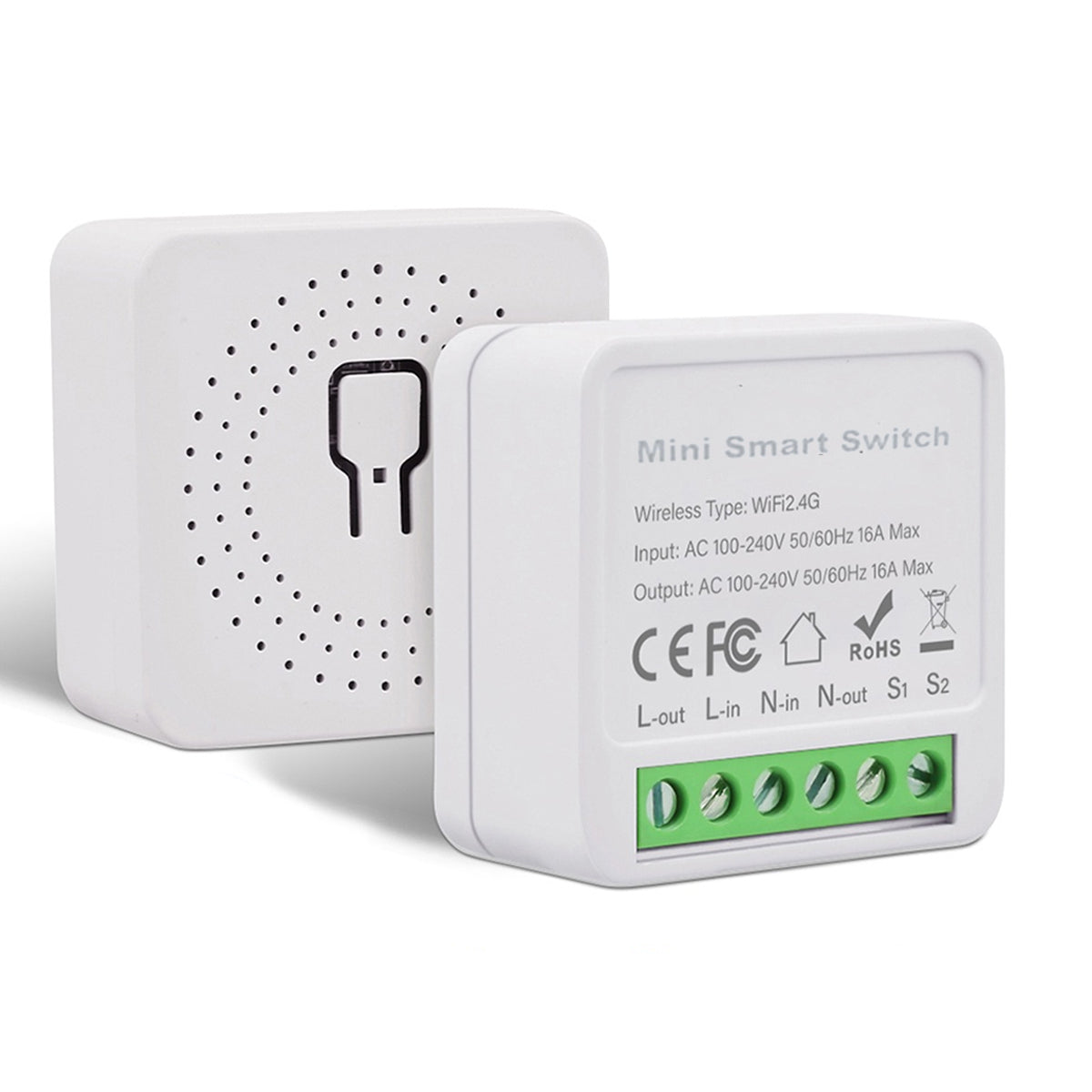 16A Wifi Smart Switch 2-vägs Modul image 1