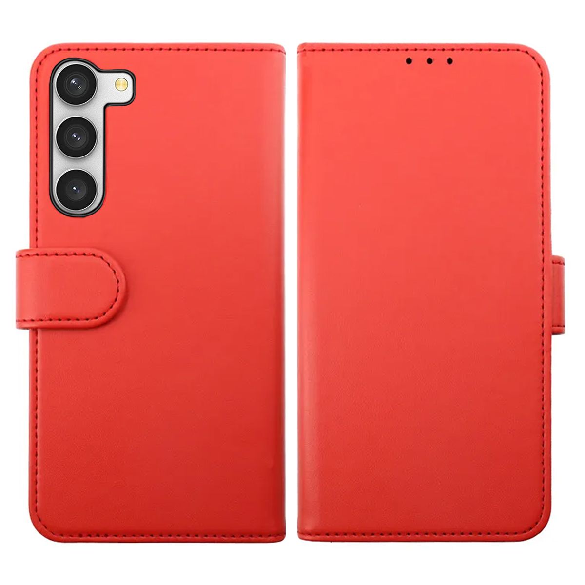 Samsung Galaxy S23 Plus Plånboksfodral Magnet Rvelon - Röd image 1