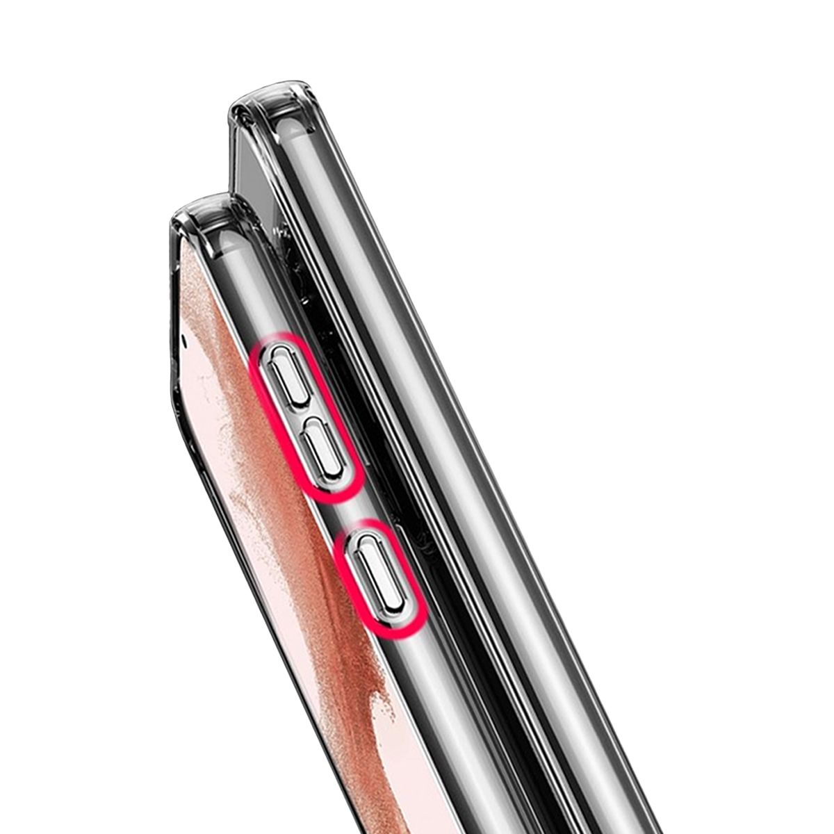 Samsung Galaxy S23 Stöttåligt Skal Rvelon - Transparent image 3