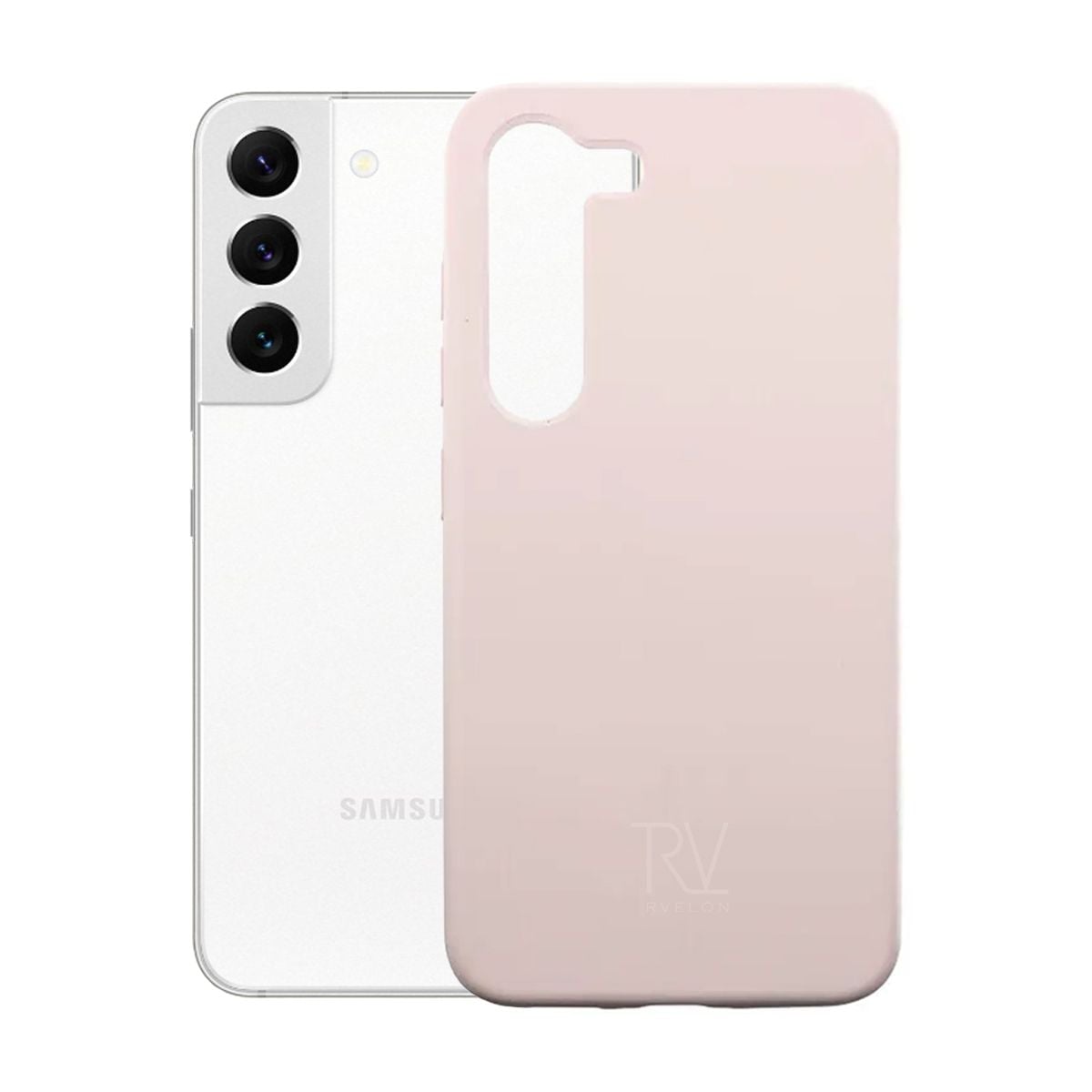 Samsung Galaxy S23 Plus Silikonskal Rvelon - Sand Rosa image 1