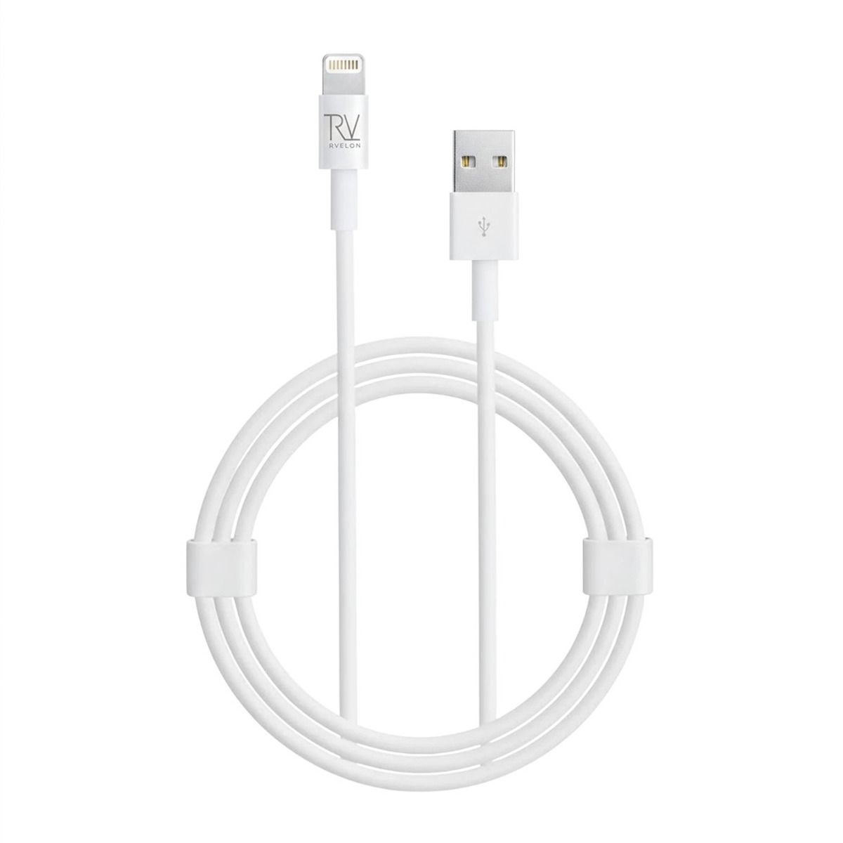 Rvelon USB-A till Lightning Kabel 2m image 1