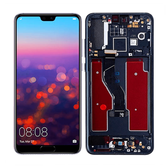 Huawei P20 Pro Skärm med LCD Display OEM - Svart image 1