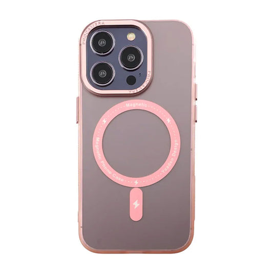 iPhone 14 Pro Mobilskal med MagSafe - Frostat Rosa image 2