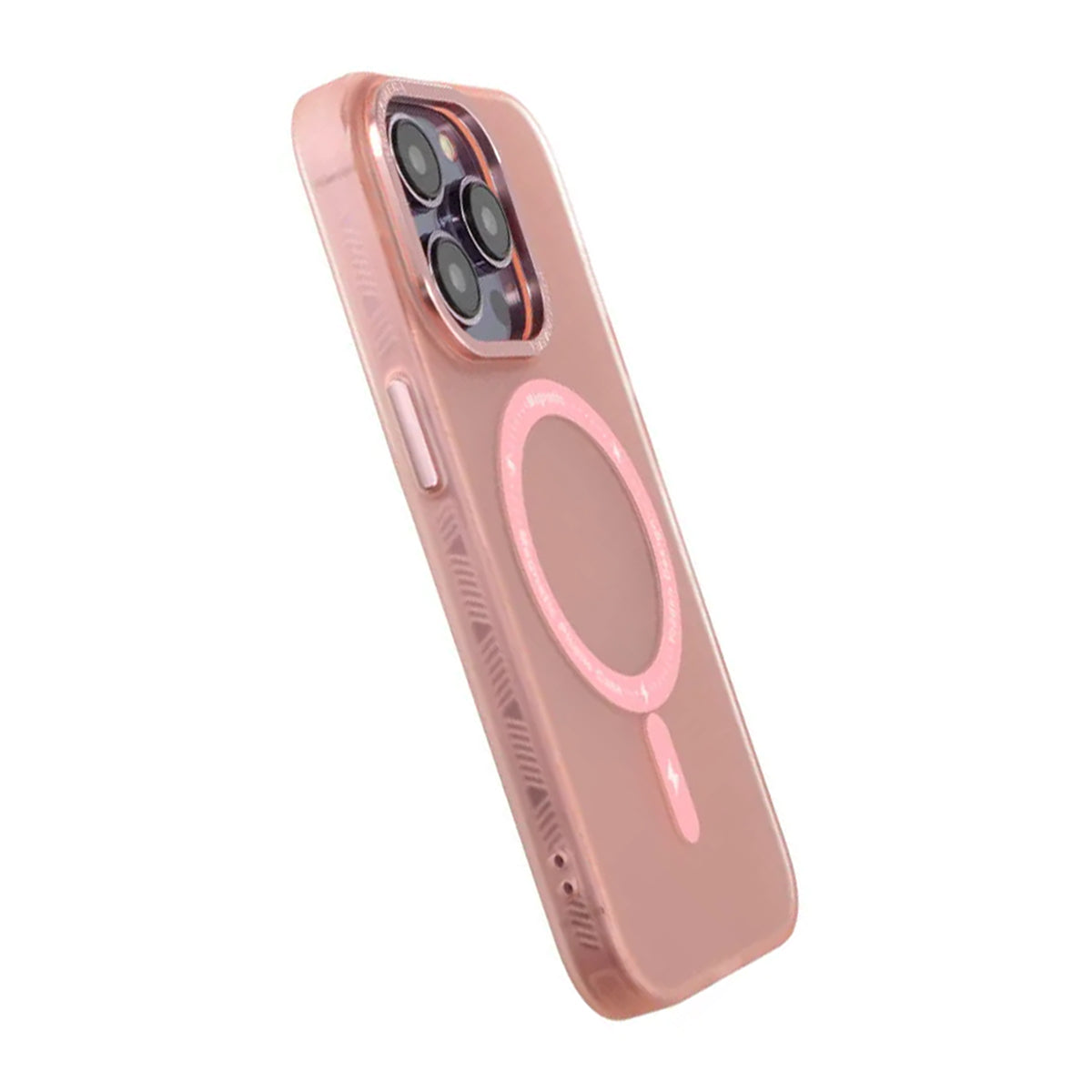 iPhone 14 Pro Mobilskal med MagSafe - Frostat Rosa image 4