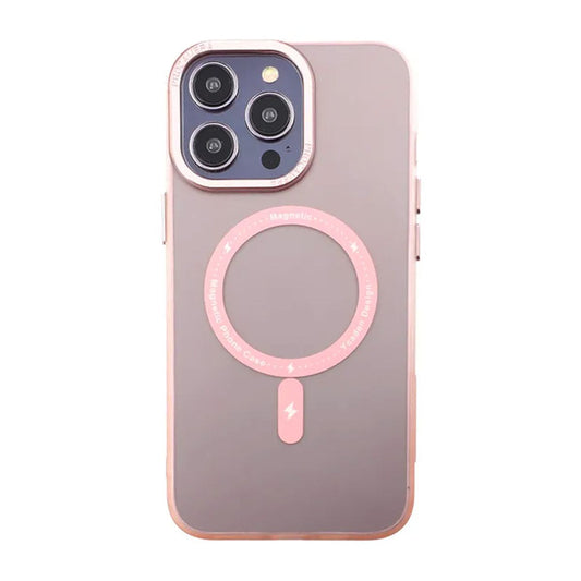 iPhone 14 Pro Max Mobilskal med MagSafe - Frostat Rosa image 2
